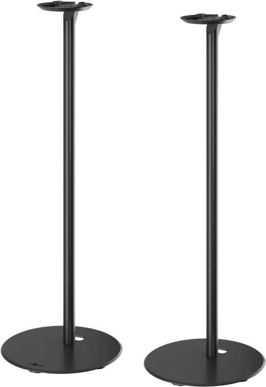goobay Lautsprecherständer für Sonos Era 100 / Lautsprecherhalterung 3kg Tragkraft / Boxenständer mit Kabelmanagement / 71cm hoch / schwarz