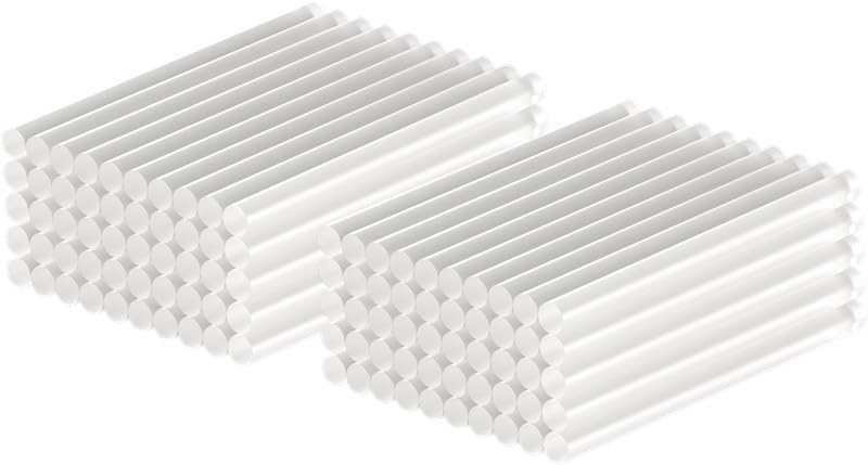 Heißklebepistole Sticks 11x200 mm, 100 Stk, Klebesticks für Standard-Klebepistolen, Heißklebesticks, schnelltrocknend, für Modellbau, Bastel- und DIY-Projekte, Transparent