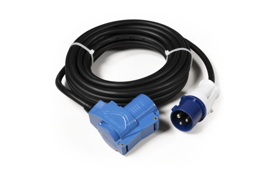 MC Power - CEE-Verlängerungskabel | 10m H07RNG 3G2,5, 230V, IP44 Starkstromverlängerungskabel für Wohnmobil Campingwagen