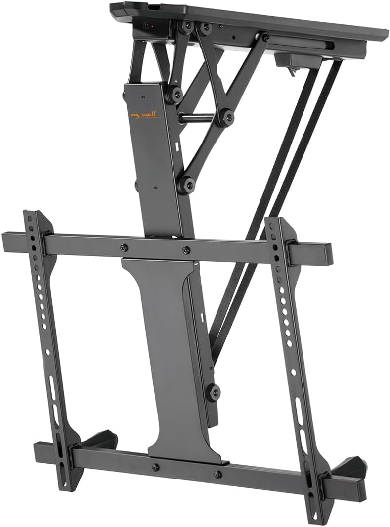 mywall HL44ML Motorisierter & klappbarer Smart Home Deckenhalterung für Fernseher für Bildschirmgrößen 32“ - 70“ (81-176 cm), Belastung bis 35 kg, mit Funk-Fernbedienung, mit Smart Home Funktion