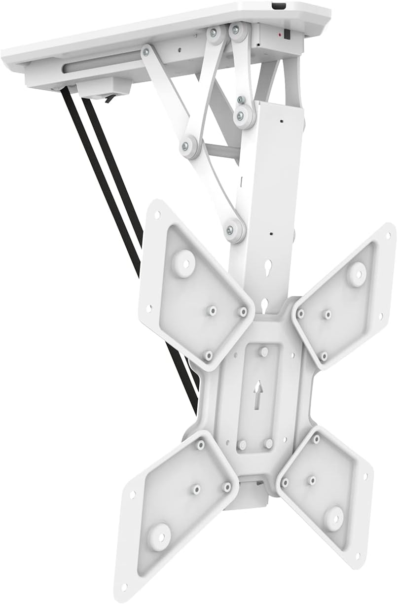 myWall Smart Home Deckenhalterung für Fernseher 23 Zoll bis 55 Zoll (58-140 cm), bis 35 kg, mit Funk-Fernbedienung, Smart Home Funktion, motorisiert