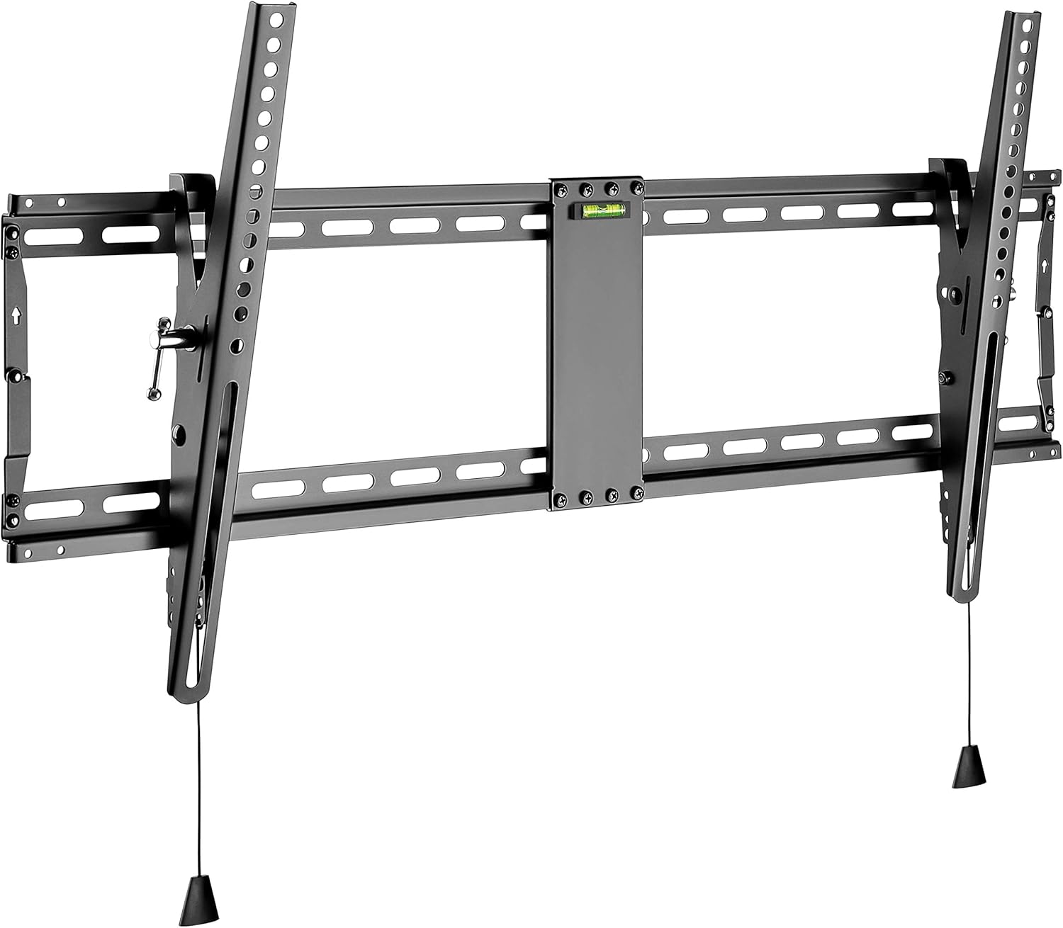 TV und Monitor Wandhalterung Pro (XL), neigbar (3 bis 12 Grad) und schwenkbar – 43 bis 100 Zoll LED-, LCD-, OLED-, Flache oder Gebogene Fernseher – 70 kg maximales Gewicht – Schwarz