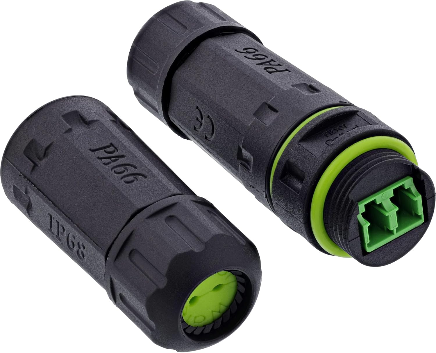 LWL-Kupplung LC Duplex, IP68, wasserdicht, Outdoor Glasfaserverbinder, Singlemode, LC LC Verbindung für M20 Gehäuse