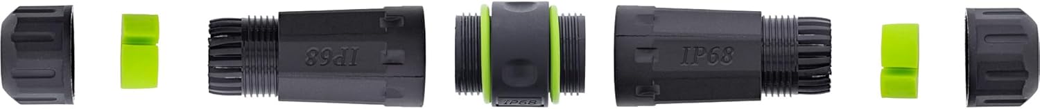 LWL-Kupplung LC Duplex, IP68, wasserdicht, Outdoor Glasfaserverbinder, Singlemode, LC LC Verbindung für M20 Gehäuse