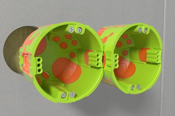 5 St. Primo Gerätedose Qnect Hohlwand 62 mm