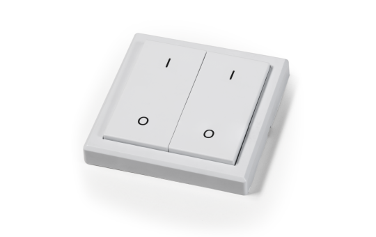 Funk-Wandtaster McPower ''Comfort'' max. 70m, Aufputz, 2-Kanal