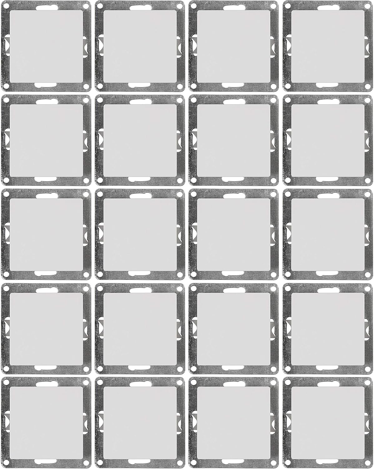 MC POWER - 20er Pack Wechselschalter unterputz | CUP | Lichtschalter weiß, poliert 250V~/10A