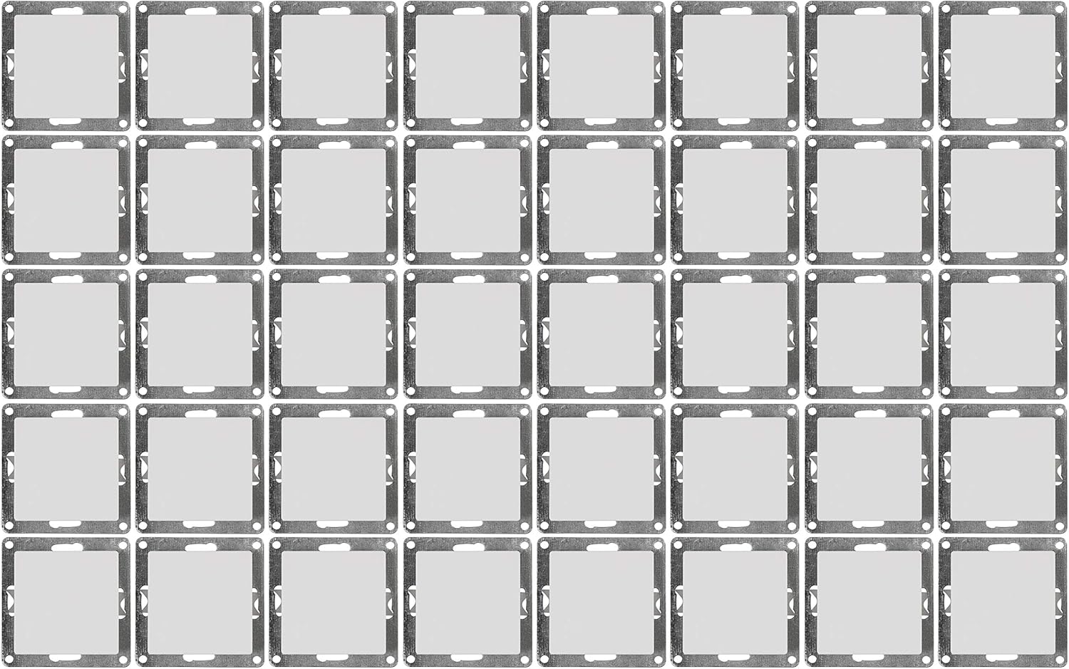 MC POWER - 40er Pack Wechselschalter | CUP | Lichtschalter mit Klemmanschluss, weiß, poliert