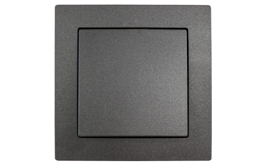 Wechselschalter McPower ''Flair'', 250V~/10A, anthrazit, inkl. Rahmen, 20er-Pack