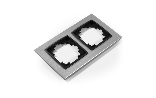 RAHMEN MCPOWER "FLAIR", 2-FACH, SILBERNES ALUMINIUM