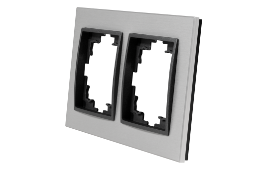 RAHMEN MCPOWER "FLAIR", 2-FACH, SILBERNES ALUMINIUM