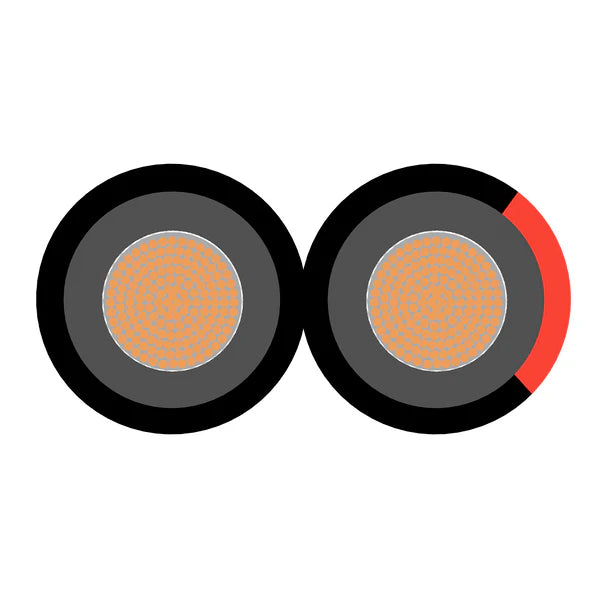 Solarkabel Duplex 6mm² PV Kabel TÜV Zertifiziertes Solar Kabel aus Kupfer, Photovoltaik Kabel 50m Schwarz und Rot