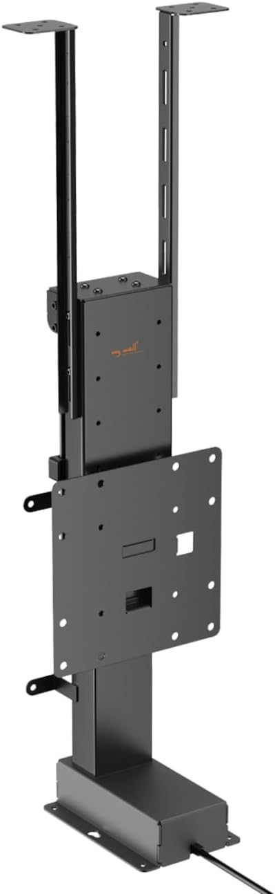my wall TV Lift HP66L – Steuerung per Fernbedienung, App & Sprachbefehl (Alexa/Google), für 17"-32" (43-81 cm), Möbel- & Deckenmontage, bis 45 kg