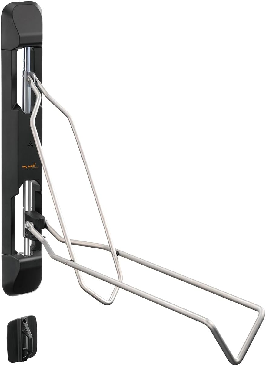 My Wall HR11L Fahrrad-Wandhalterung Schwarz schwenkbar