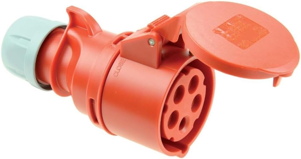 PC ELECTRIC Euro Kupplungssteckdose Shark 5-polig 32 Ampere IP44, 225-6