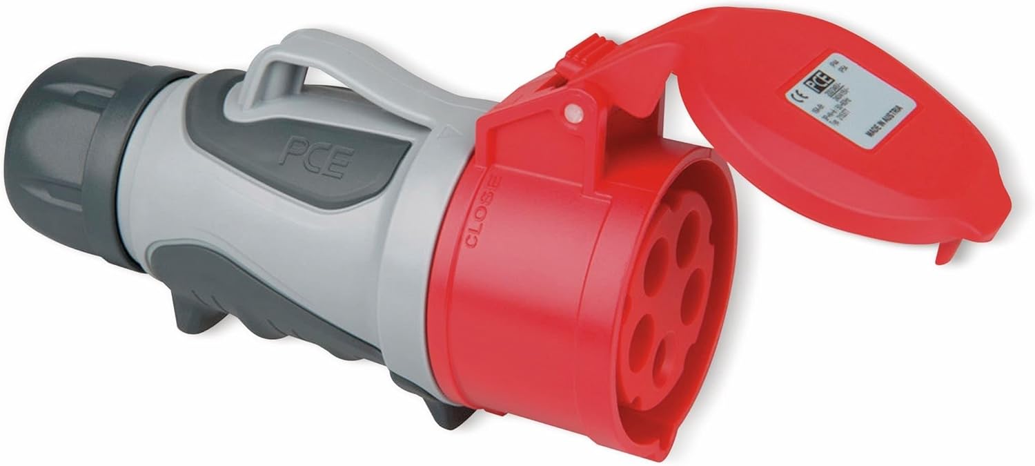 PC ELECTRIC CEE-Kupplung PCE GRIP TT, 16 A, 5-polig