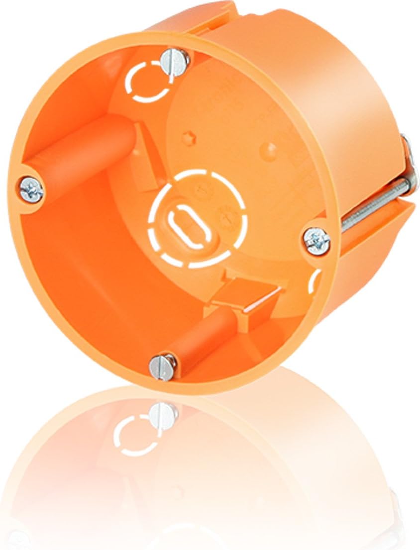 25 Stück F-Tronic Hohlwanddose E115 | flach