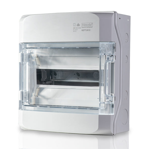 F-Tronic AP Feuchtraumverteiler 1-reihig IP65 NEPTUN12 7270001 mit Belüftungssystem