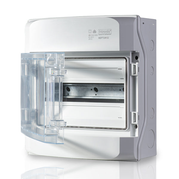 F-Tronic AP Feuchtraumverteiler 1-reihig IP65 NEPTUN12 7270001 mit Belüftungssystem