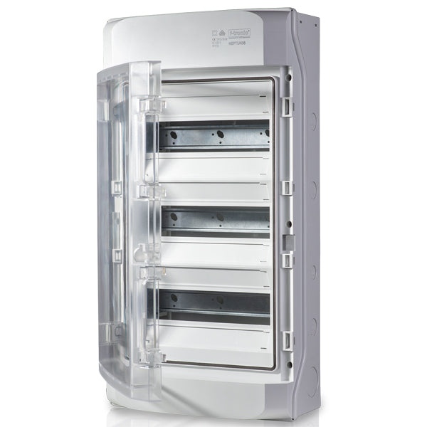 F-Tronic AP Feuchtraumverteiler 3-reihig IP65 NEPTUN36 7270003 mit Belüftungssystem