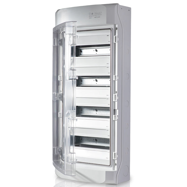 F-Tronic AP Feuchtraumverteiler 4-reihig IP65 NEPTUN48 7270004 mit Belüftungssystem