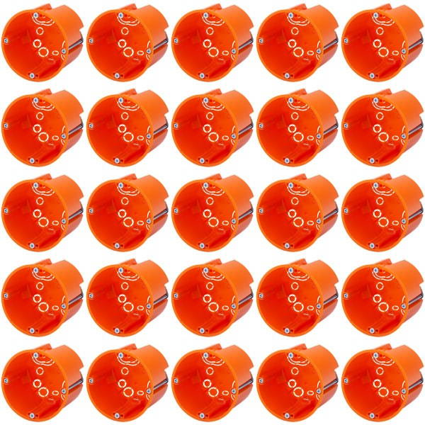 25 Stk. Hohlwand Geräte-Verbindungsdose tief E117 F-tronic