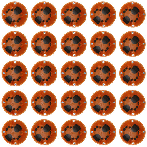 25 Stk. F-Tronic Geräte-Verbindungsdose E3700 61x68mm