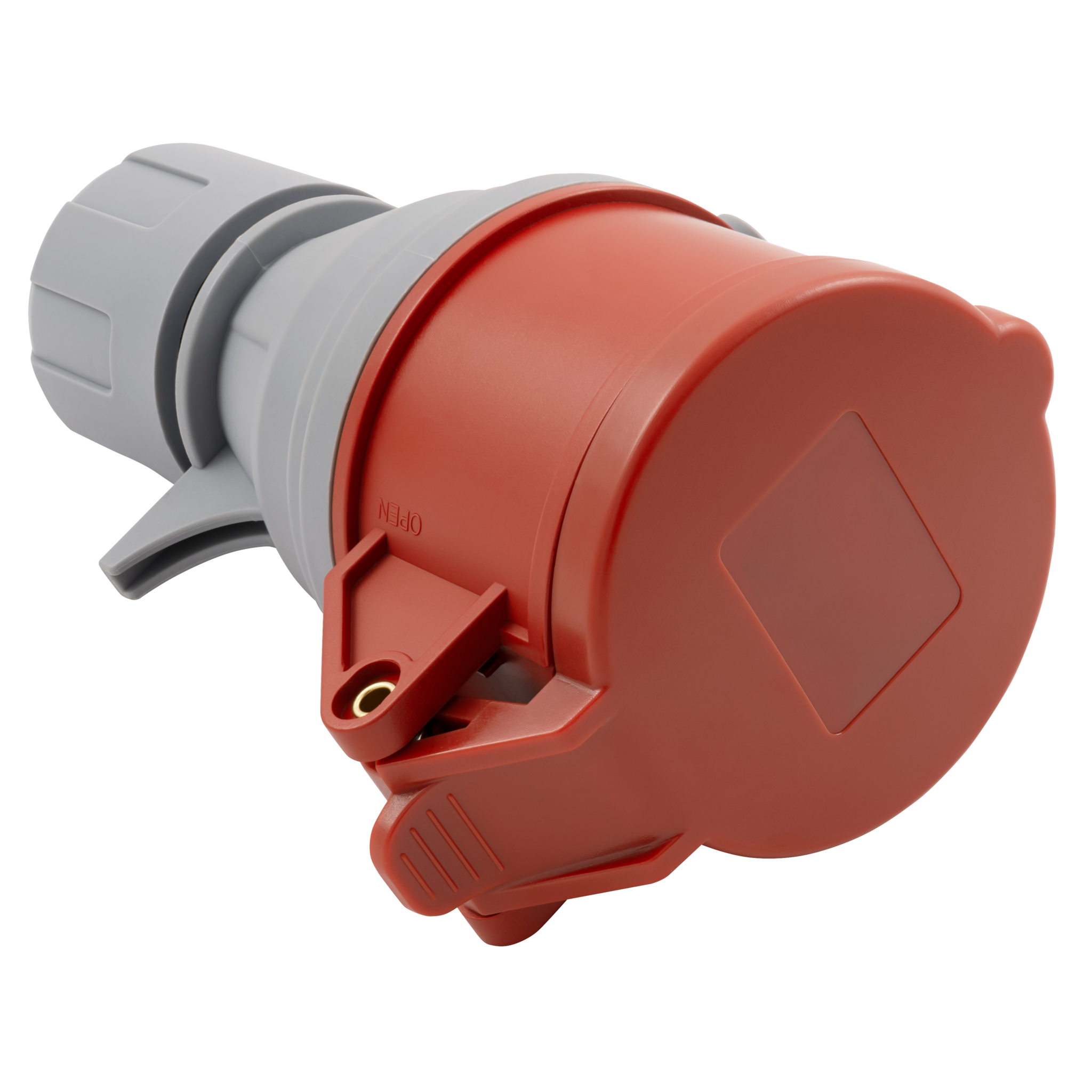 MC POWER CEE Steckdose IP44 Kupplung | 5-polig 415V, 16A Starkstrom Ladedose | Industrie Handwerk Landwirtschaft Drehstromgeräte