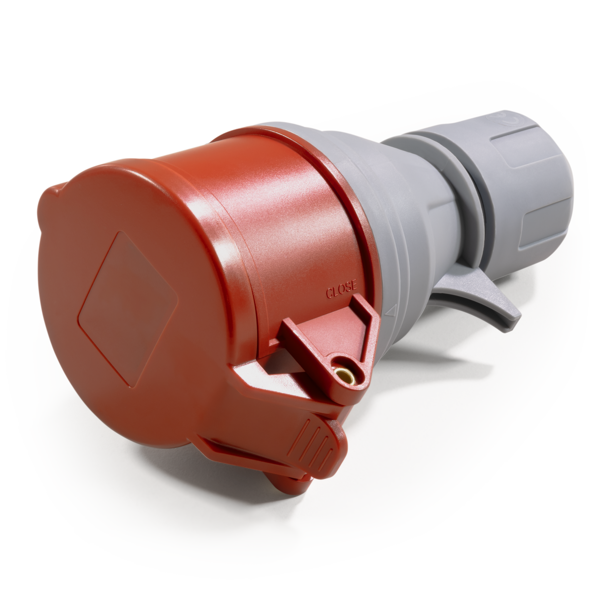 MC POWER CEE Steckdose IP44 Kupplung | 5-polig 415V, 16A Starkstrom Ladedose | Industrie Handwerk Landwirtschaft Drehstromgeräte