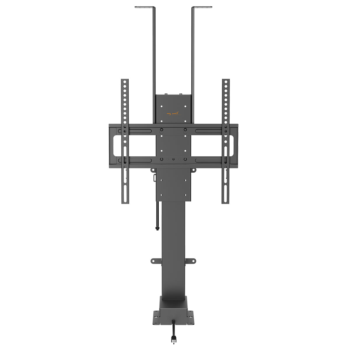 my wall TV Lift HP66-1L – Steuerung per Fernbedienung, App & Sprachbefehl (Alexa/Google), für 32"-48" (43-81 cm), Möbel- & Deckenmontage, bis 60 kg