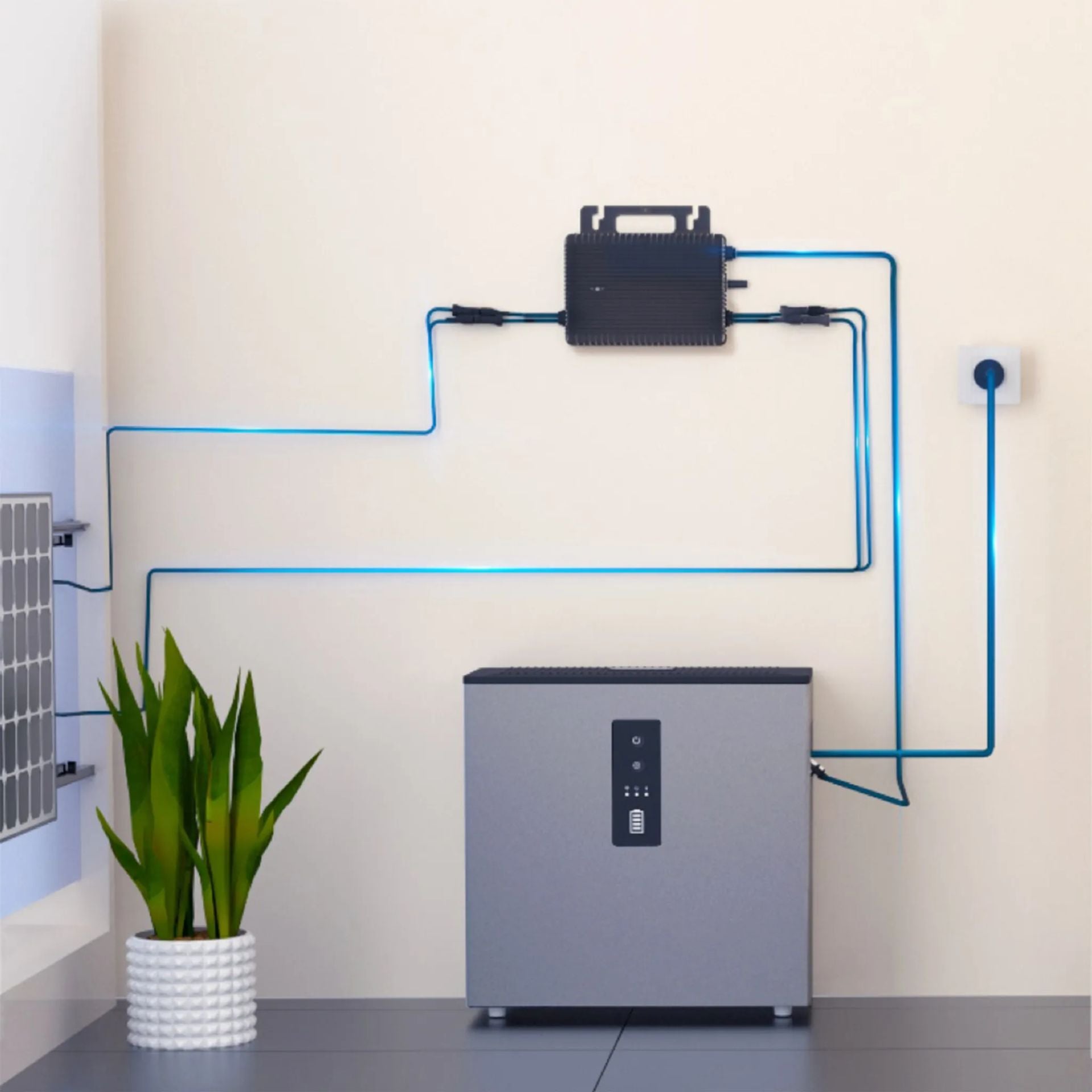 Hoymiles MS-A2 (Mikro-Speicher) 2,24kWh Speicher für Balkonkraftwerk