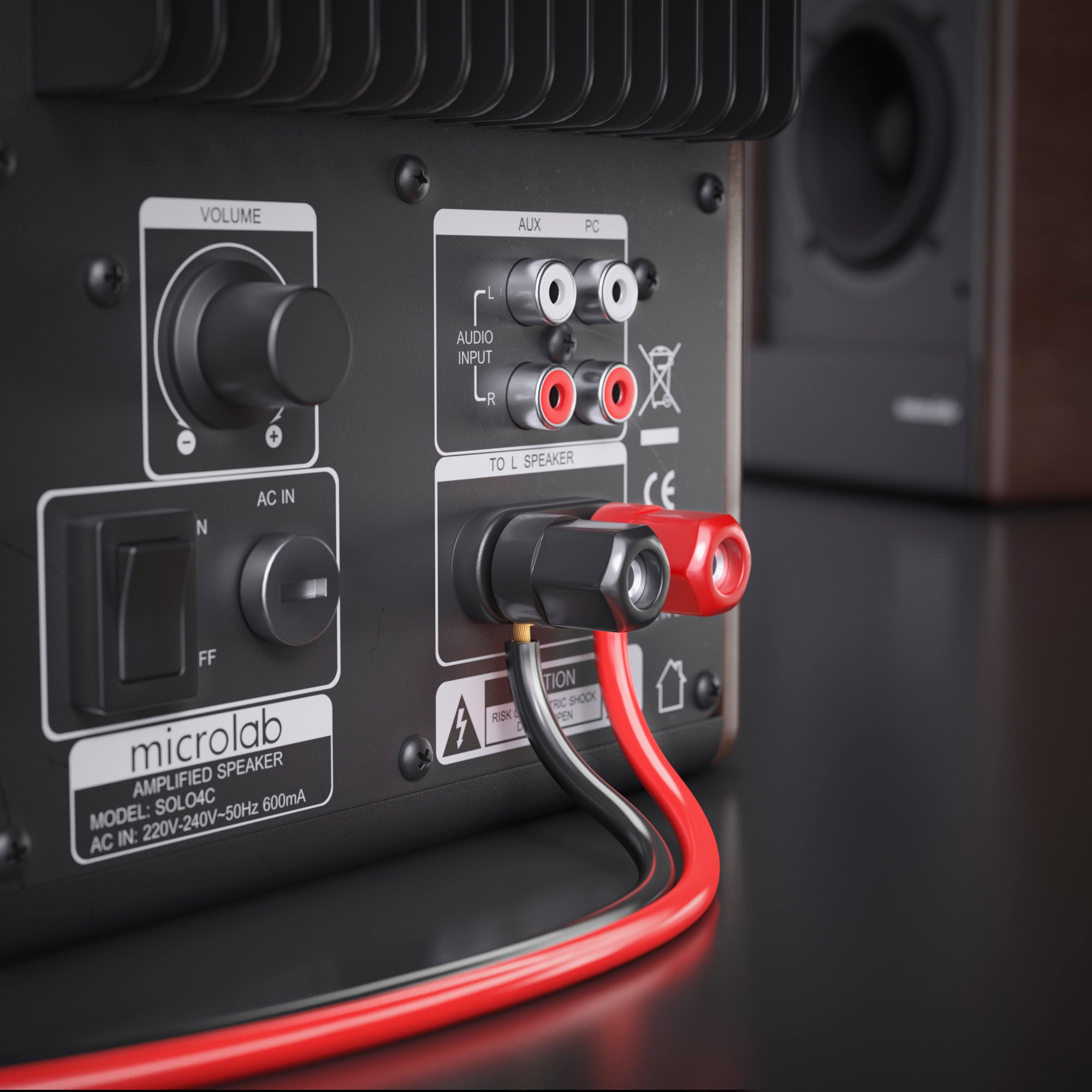 Lautsprecherkabel Audio Kabel Boxenkabel 100% CCA 100m 2x0,75mm² rot / schwarz