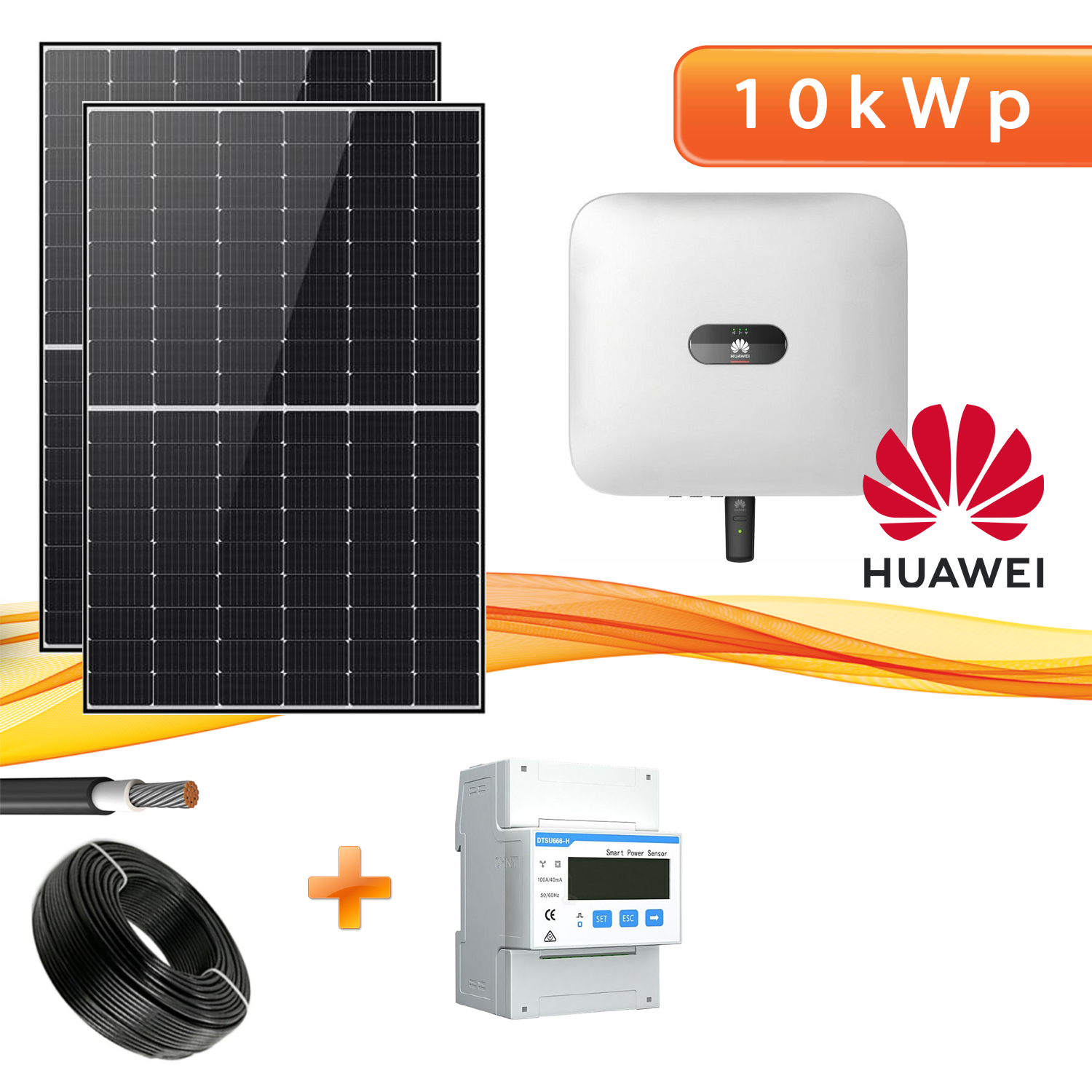 MANAX® PV Komplettpaket Huawei * 10KW * & Black Frame Module (410Wp)