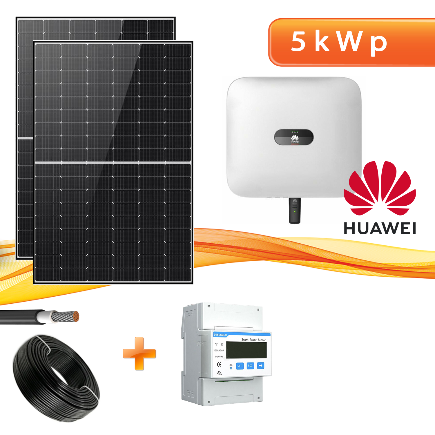 MANAX® PV Komplettpaket Huawei * 5KW * & Black Frame Module (410Wp)