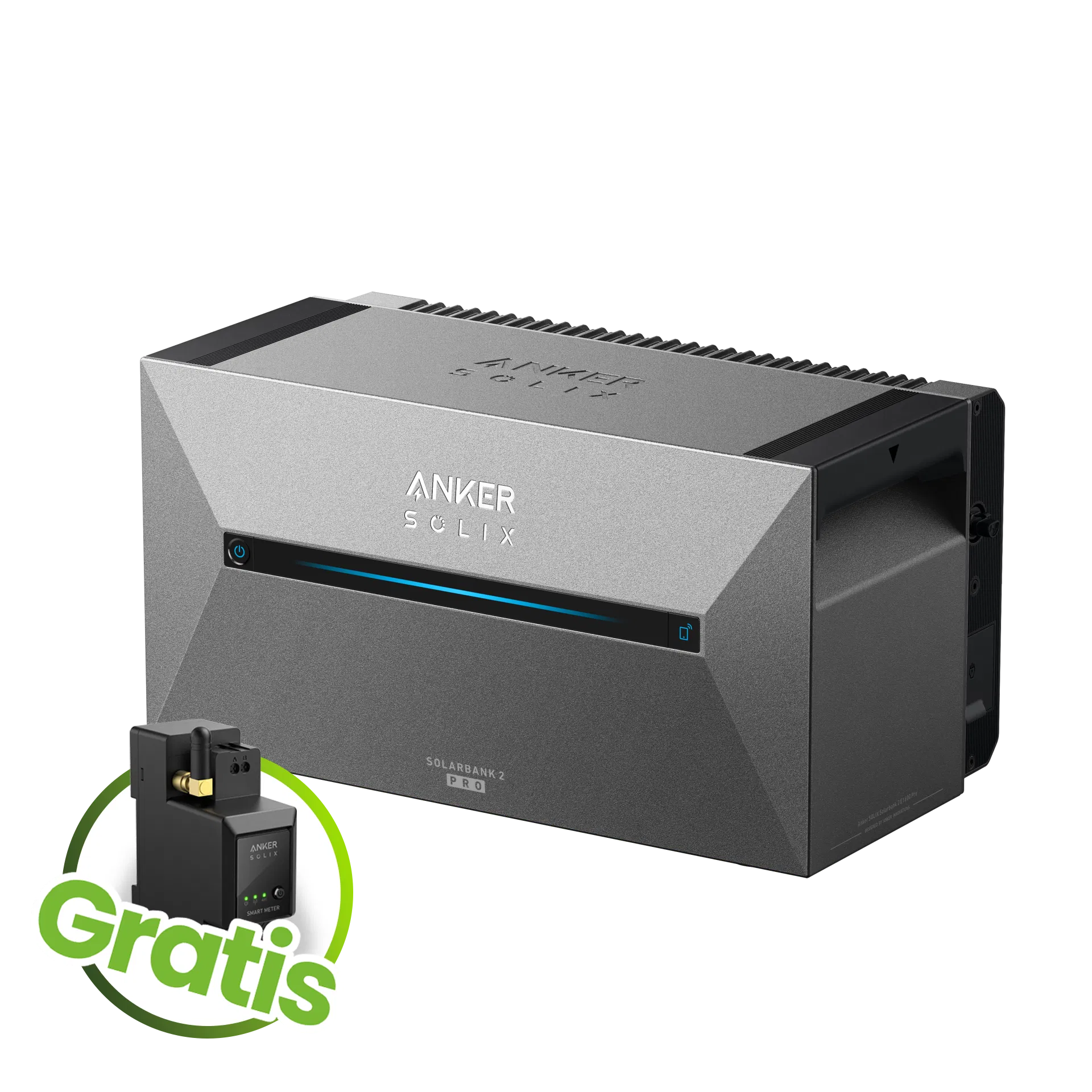 Anker SOLIX Solarbank 2 E1600 Pro Speicher für Balkonkraftwerke inkl. Smartmeter