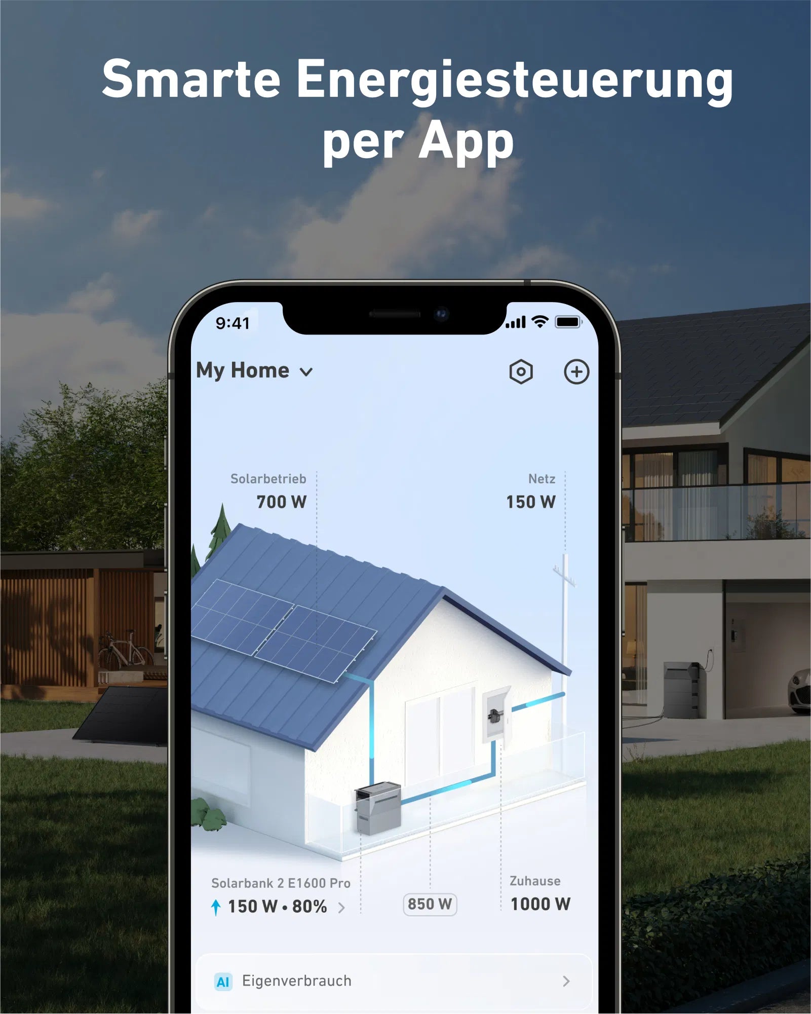 Anker SOLIX Solarbank 2 E1600 Pro Speicher für Balkonkraftwerke inkl. Smartmeter
