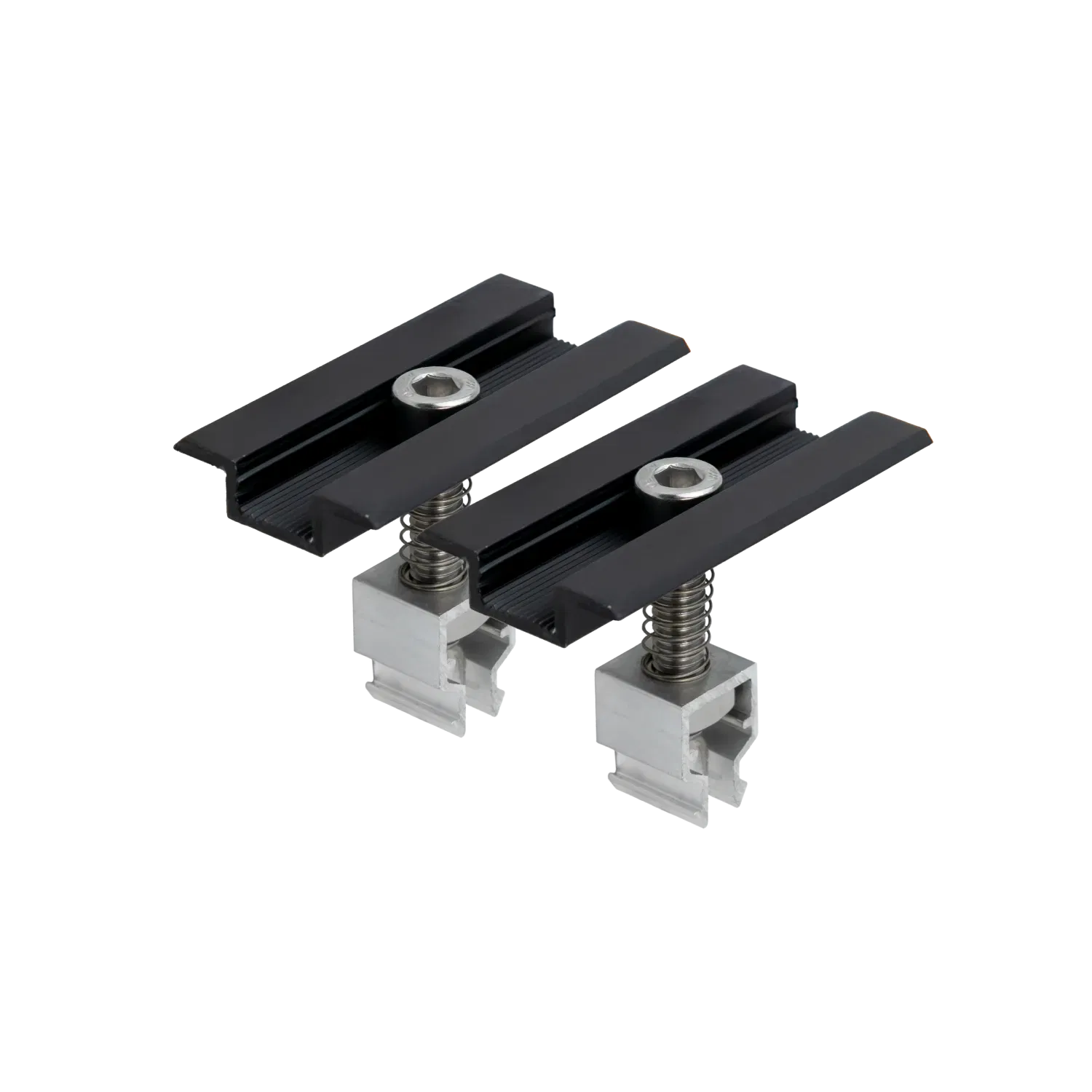 Trapezblechdach Montageset für 2 Module Photovoltaik Balkonkraftwerk - 30mm