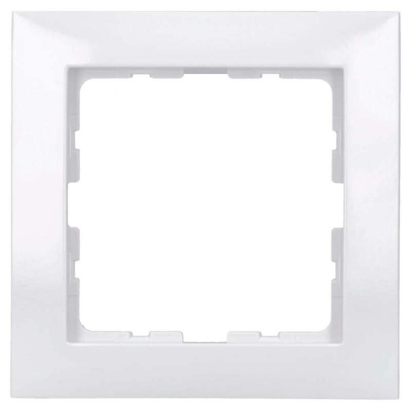 Berker 10118989 Abdeckrahmen 1-fach S1 polarweiß glänzend