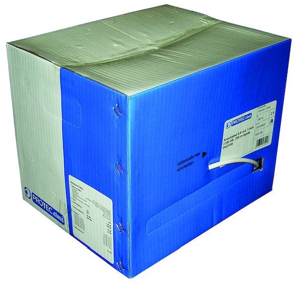 PROT Koaxkabel 100dB 6,8mm Box 250m Fca PKO100