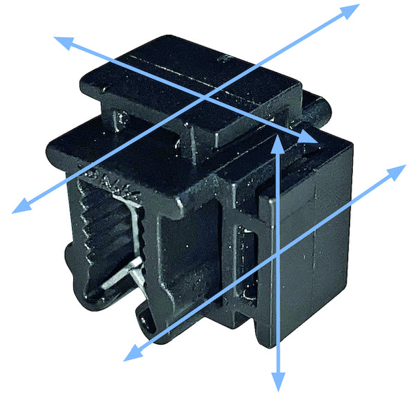 100 Stück PROT Kabelbinder PKBPV4 200x4,8x45 mit 4-fach Clip