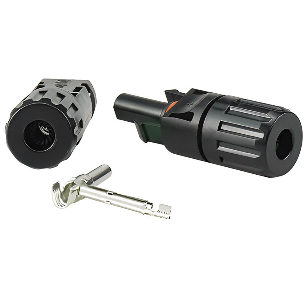 50m Solarkabel 6mm² schwarz H1Z2Z2-K Solar Kabel Crimpzange 10 Paar MC4 Solarstecker