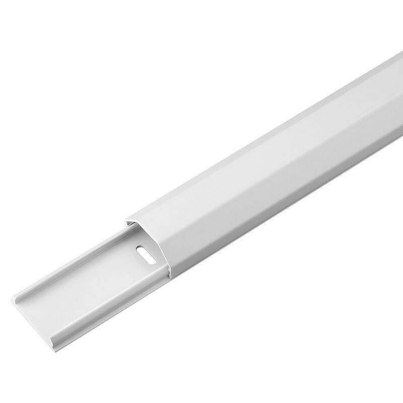 DESIGN ALU-KABELKANAL 3,3cm x 110cm WEISS TV LCD HD ALUMINIUM