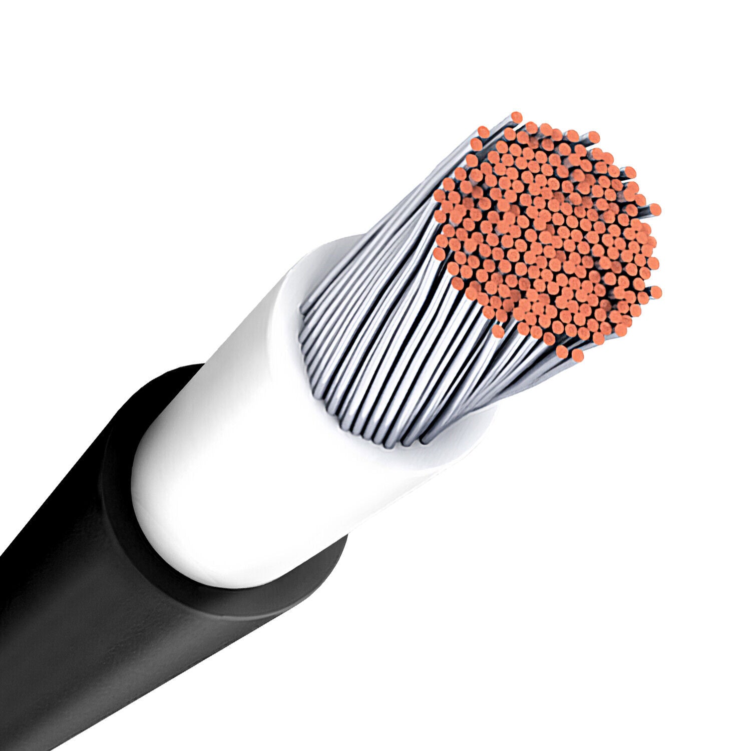 50m Solarkabel 6mm² schwarz H1Z2Z2-K Solar Kabel Crimpzange 10 Paar MC4 Solarstecker