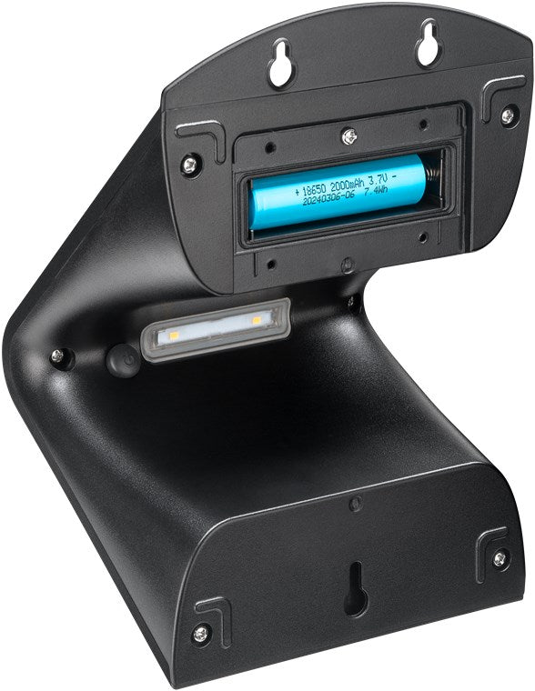 LED-Solar-Wandleuchte mit Bewegungsmelder, 4 W, schwarz