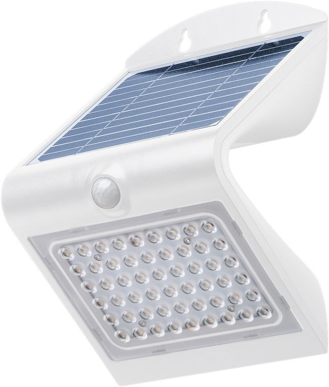 LED-Solar-Wandleuchte mit Bewegungsmelder, 4 W, weiß