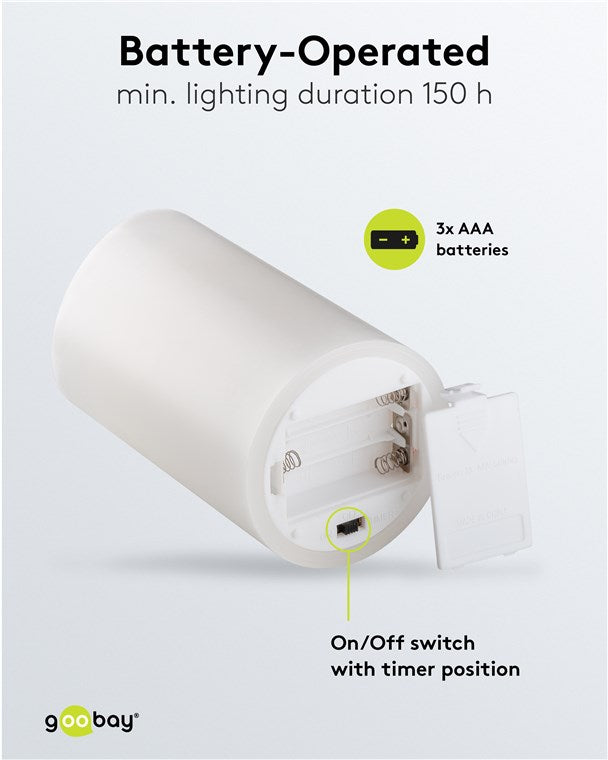 Leuchtende Kerzen mit Timerfunktion 4er-Set in weiß mit 3D-Docht & batteriebetrieben, elegante Dekokerzen für Wohnzimmer, Esszimmer und Adventszeit