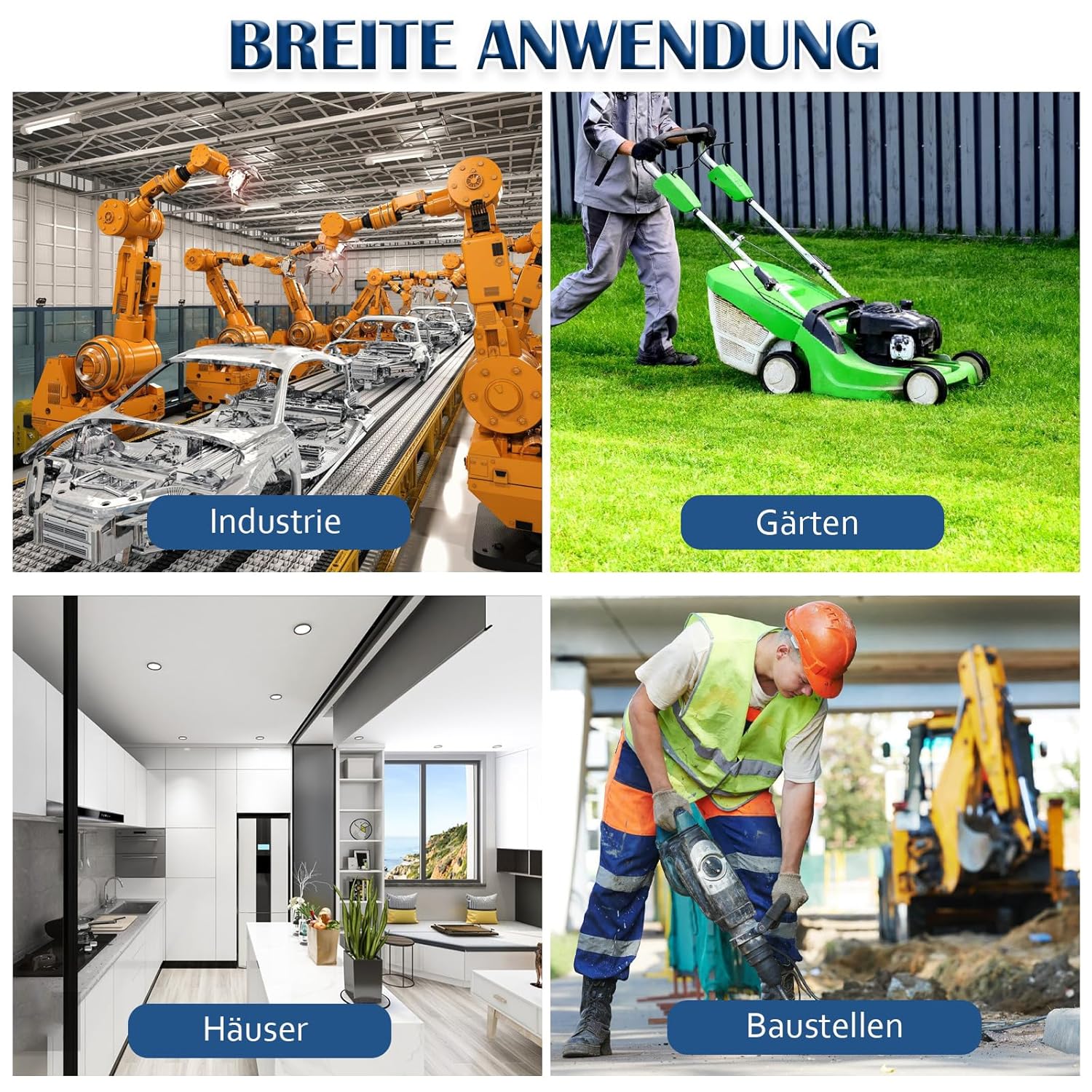 Baustromverteiler Vorverkabelt Stromverteiler, 2x 230V Schuko Steckdosen, Wandverteiler mit 1x FI-Schalter 25A + 2x LS Schalter 16A 1P, IP67 Wasserdicht Gehäuse für Innen und Außen