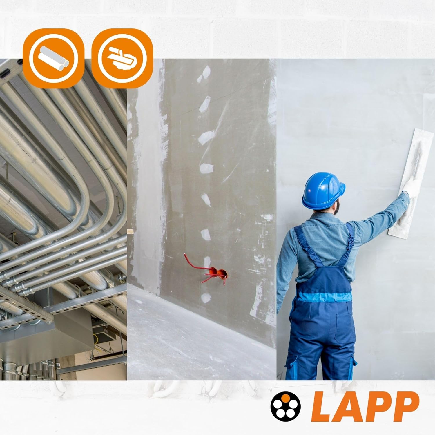 100 Meter Lapp 4520031 H07V-K 1,5 mm² braun I Verdrahtungsleitung I Aderleitung flexibel I PVC Einzelader I Litze 1,5mm2 I Verdrahtung