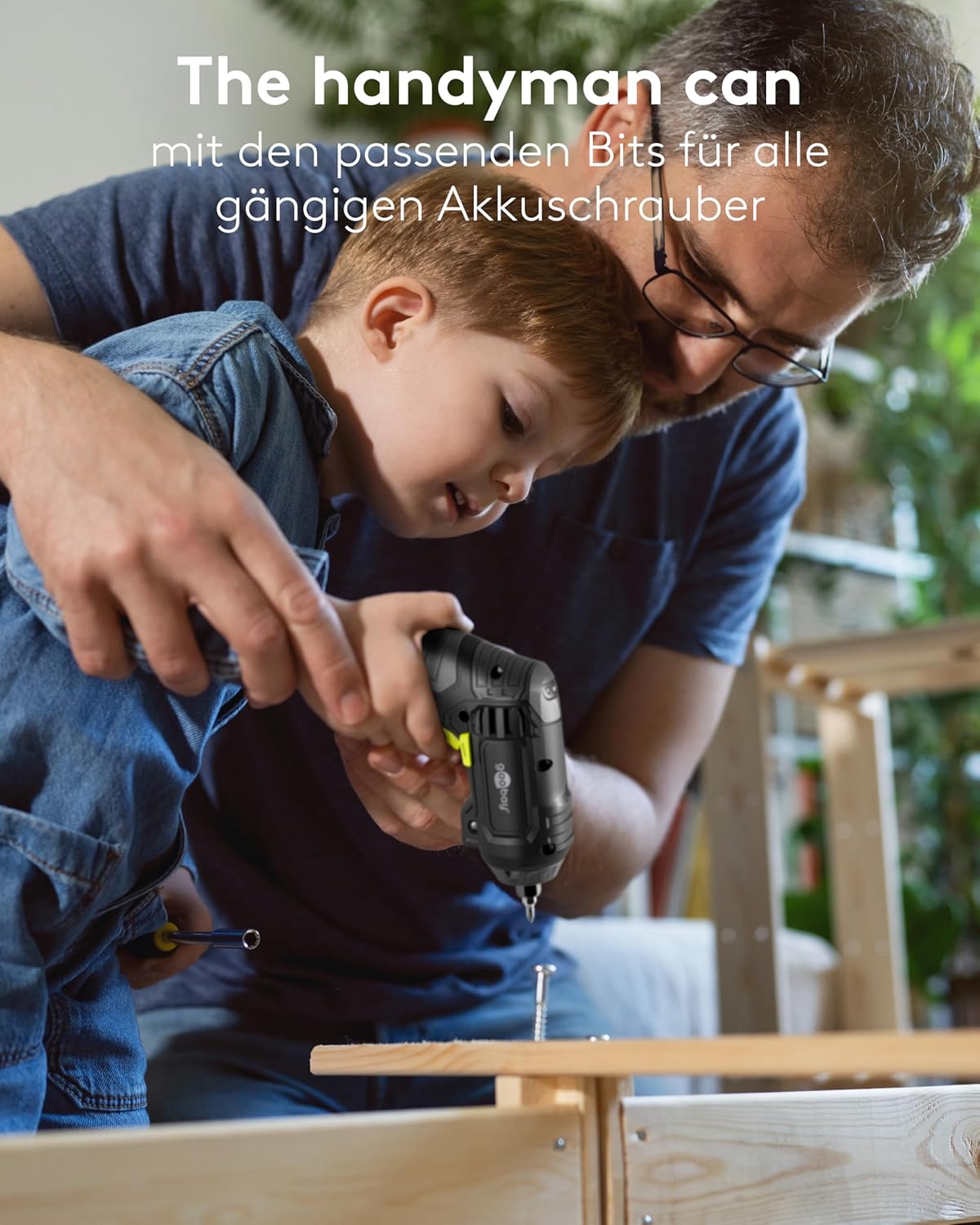 72-tlg. Bithalter-Set mit Quick-Release/Magnetische Bits aus CRV-Stahl/Werkzeug-Set für Heimwerker, Montage & Reparatur/Stapelbare Transportbox