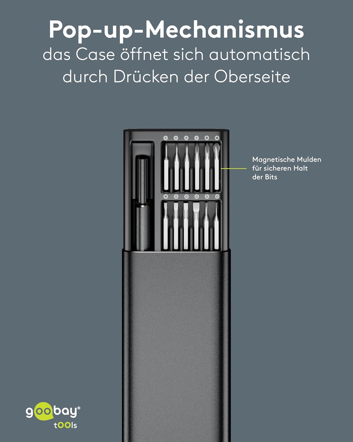 24 in 1 Schraubendreher Set, Tragbares Mini Werkzeug mit Präzisions-Bitsatz, Reparatur Kit für Macbook, Laptop, PS4, PS5, Iphone, Brille, Uhren, Switch,Xbox, PC